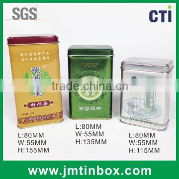 High quality Rectangular tea tin can boxes