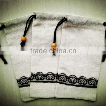 cheap fabric gift bag drawstring bag gift bag packaging for tea