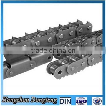 SHARP TOP TRANSMISSION CONVEYOR steel chain with attachmen steel chains factory direct supplier DIN/ISO Chain made in china