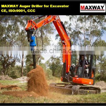 New Product ~ Excavator Auger Drilling Machine Earth Drill Attachment , CE / ISO