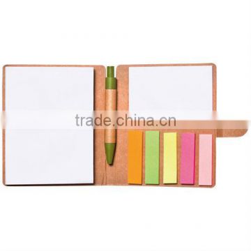 Eco friendly Recycled paper spiral notepad with pen