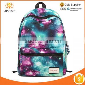 Rucksack School Bag Satchel Backpack Canvas Galaxy Bookbag