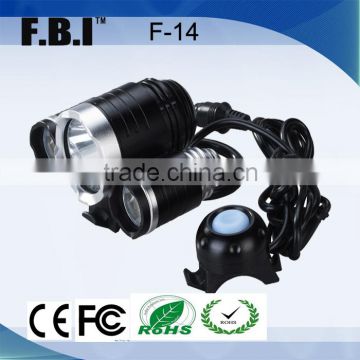 adjustable focus triple head aluminum body bycicle light or lamp for road bike