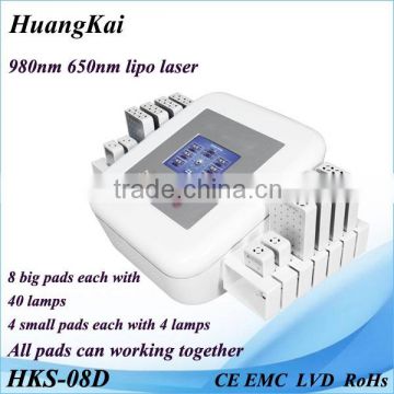 hot sale weight loss machine with 980nm 650nm