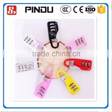 High security intelligent long shackle combination padlock