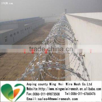 Low Price Galvanized Razor Barbed Wire For Fencing