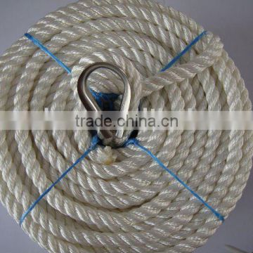 14mm polyester rope with hook