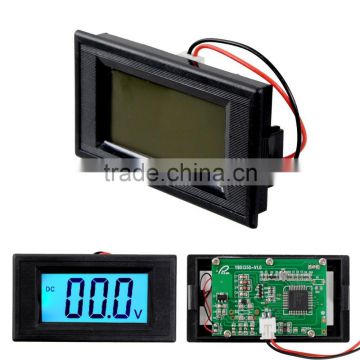 2-wire 7V-20V DC bule LCD digital voltmeter for car