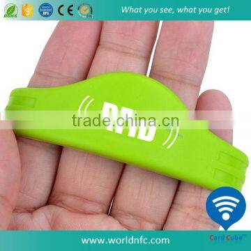 ECO-Friendly Programmable Silicone RFID Waterproof Wristband for Swimming Pool