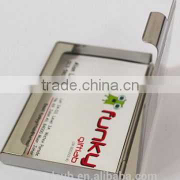 Personalized Metal Name Card Case Sublimation Business Card Holder