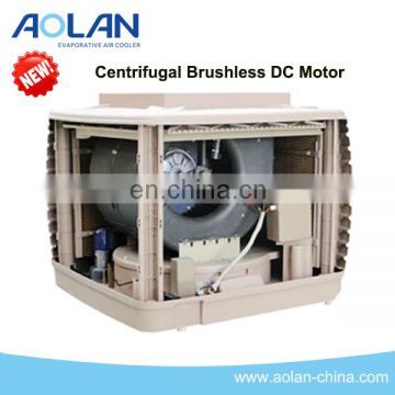DC motor Evaporative air cooler manufacturer, industrial air cooler with nice design and strong air flow