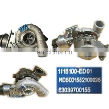 1118100-ED01 53039880155 Turbocharger for Great Wall 4D20-H6 BV43