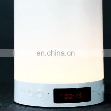 wholesale Smart Night Light with Alarm Clock Display bluetooth smart lamp speaker
