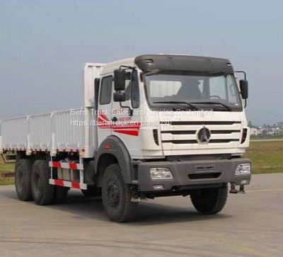 Beiben North Benz 6*6 All Wheel Driving Cargo Lorry Truck for Sale