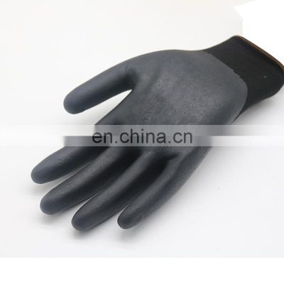 Breathable Ultra-Thin Flexible Polyurethane Palm Coated Gloves for Work and Handling