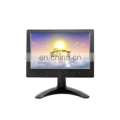 Low price Desktop lcd monitor mount 7 inch led/lcd tv monitor 1024*600 monitor