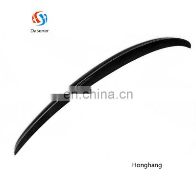 Honghang Factory Manufacture Car Exterior Parts Rear Wing Spoiler, Mirror Black Rear Spoiler Wing For W213 E200 E260 E300 16-19