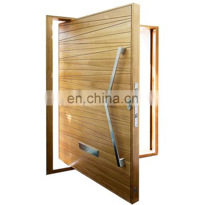 CBMMART Main Entry Modern Design Aluminum Wood Pivot door