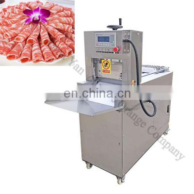 Frozen Meat Slicer Machine Industrial Frozen Meat roll Slicer For Hot Pot Meat Rollers