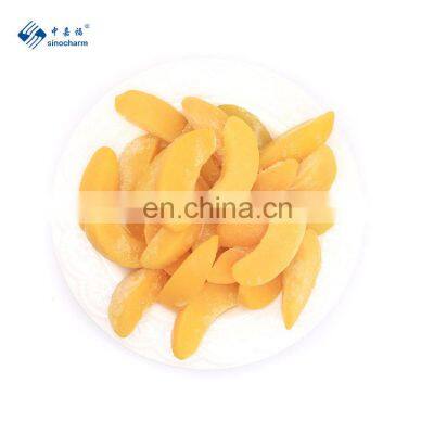 Sinocharm BRC Certified IQF Fruit Frozen Yellow Peach Slice