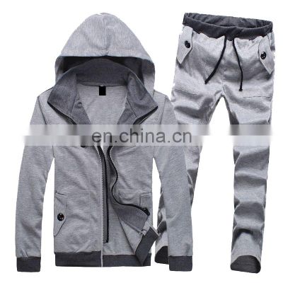 2021 Autumn Winter Men Clothing Hoodie Sweat Suit Comfortable 2 Piece Set Track Suit Wholesale
