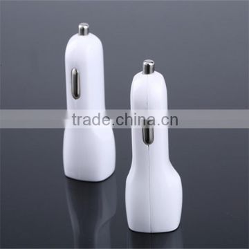First rate OEM 5V 1A duckbilled portable dual usb mobile phone car charger for iphone 5 samsung smartphone