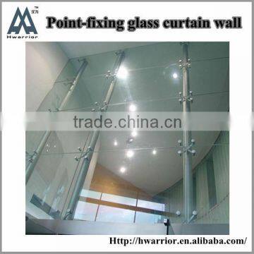 High quality point-fixing glass curtain wall