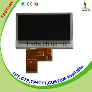 Customized avilable 4.3 inch TFT LCD for POS