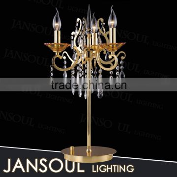 Guzhen supplier hot sale top crystal chandelier european antique led table lamp