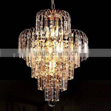 K9 crystal iron base material crystal hanging pendant lights and lighting modern for sale                        
                                                Quality Choice