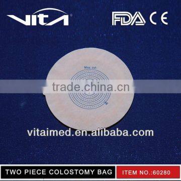 Hot Sale Disposable Two-Piece Ostomy Bag Flange 60280 With CE/FDA/ISO13485 Certificate