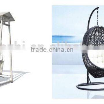Best selling synthetic PE rattan swing chair
