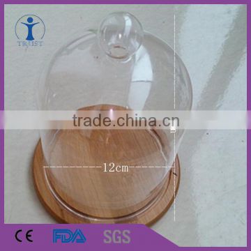 Cheap good quality clear glass bell jar