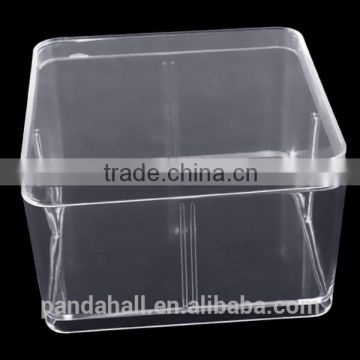 10x10x6cm Clear Jewelry Plastic Container(CON-100X100)