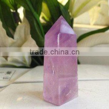 Natural Rock Amethyst Point Wand