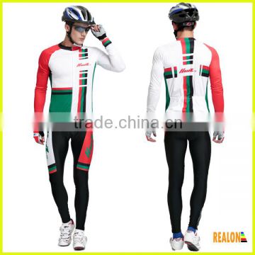 sublimated quick dry polyester cycling clothing