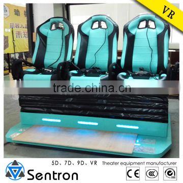 2016 New Design 3 Seats VR Cinema Equipment Virtual Reality Simulator with VR Glasses From Senchuang