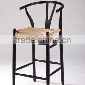 Wood high bar chair/ Y bar stool / High solid wood chair