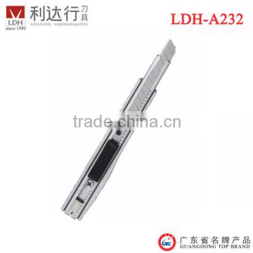 { LDH-B232 } 12.5mm Zinc alloy SK4 cutter blade utility knife