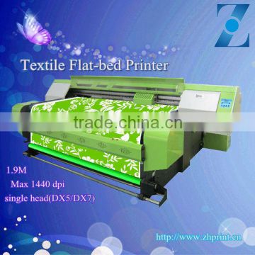 1.9M Digital Textile Flat-bed printer with DX5/DX7 single head
