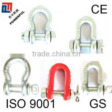 HIGH STRENGTH SCREW PIN BOLT TYPE BOW SHACKLE / DEE SHACKLE