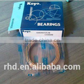 Koyo bearing 6809zzcm thin ball bearing 6809ZZ 6809