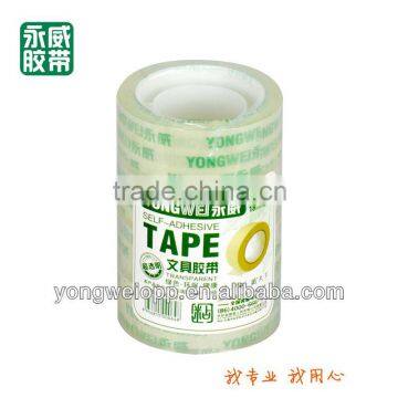 Pure wind stationery tape for supermarket-18mmx20yard 4rolls/packing film