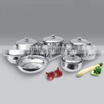 17 pcs stainless steel cookware