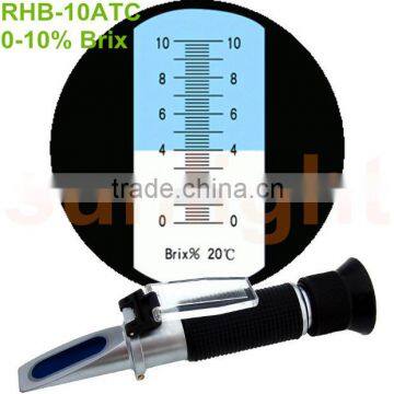 RHB-10ATC 0-10% Brix Refractometer