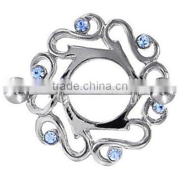 Fashion Body jewelry nipple piercing 316l surgical steel custom nipple ring