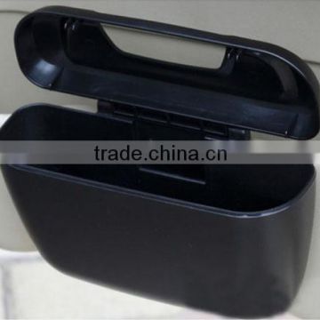 2014 hot selling all black waste bin for cars (FH-AB001)