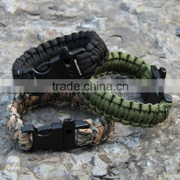 2015 hot sale durable compass survival bracelet,high quality paracord compass bracelet
