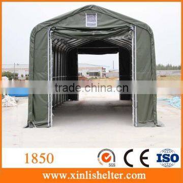 Large Waterproof Rolling Mechanical Door Peak Bus Tent