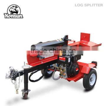 Italy Style high capacity with hydraulic cylinder mechanical CE approved log splitter with diesel engine 50 ton